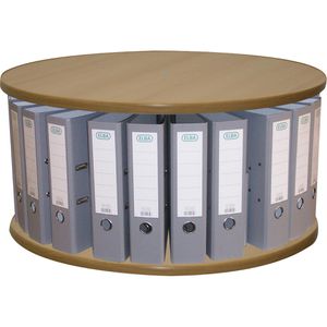 Ordnerdrehsäule Reef RT081BB1, buche, 1 Etage