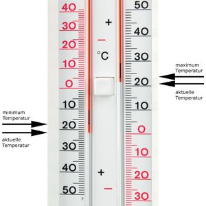 Produktbild für Thermometer TFA 10.3014.02, Maxima-Minima, analoge Skala