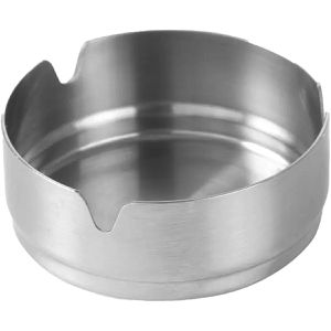 Aschenbecher Hendi 440872, silber, für Indoor & Outdoor