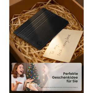 Produktbild für Kreditkartenetui Fintie Kunstleder