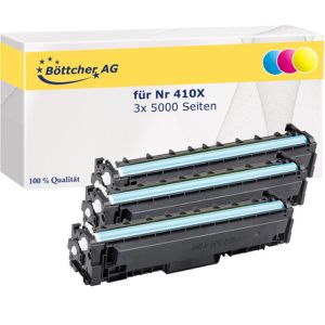 Toner Böttcher-AG für HP 410X Multipack