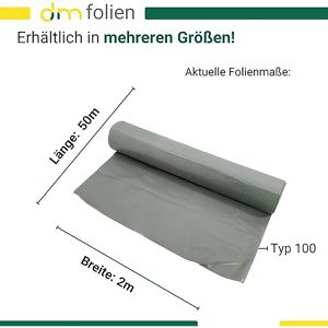 Produktbild für Abdeckfolie dm-folien Typ 100, LDPE-Baufolie