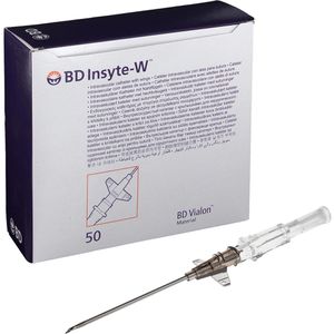Produktbild für Kanülen BD Insyte-W Venenverweilkatheter mit Flügeln, 50 Stück