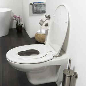 Produktbild für WC-Sitz Tiger Tulsa 250010646, oval, aus Thermoplast, weiß