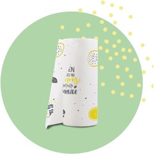 Produktbild für Küchenrolle Glücksblatt Lemonade, 3-lagig