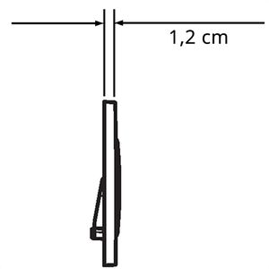 Produktbild für Betätigungsplatte Geberit Sigma20, weiß/vergoldet