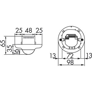 Produktbild für Präsenzmelder B.E.G. Luxomat PD2-M-1C-UP