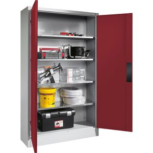 Produktbild für Werkzeugschrank CP-Möbel 8931-052, aus Metall, grau / rot