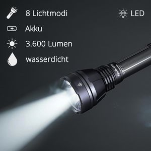 Produktbild für Taschenlampe Fenix HT32, LED, aufladbar