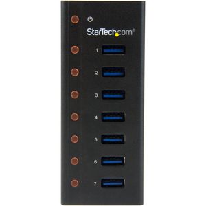 Produktbild für USB-Hub StarTech ST7300U3M, schwarz, mit Metallgehäuse