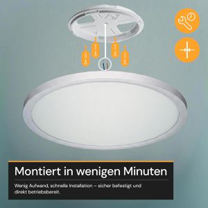 Produktbild für LED-Panel Enovalite ELED300217, weiß, Ø 50 cm