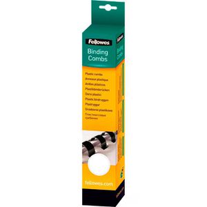 Produktbild für Plastikbinderücken Fellowes 53308, weiß, für A4