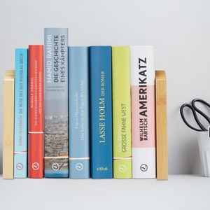 Produktbild für Buchstütze Relaxdays 10024620, braun