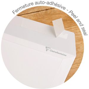 Produktbild für Versandtaschen Clairefontaine 825015C, weiß, C4