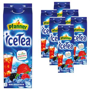Produktbild für Eistee Pfanner Waldbeeren, im Tetrapack