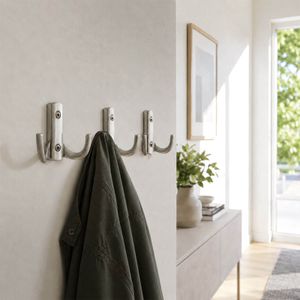 Produktbild für Garderobenhaken SO-TECH Julie, 108545, edelstahloptik
