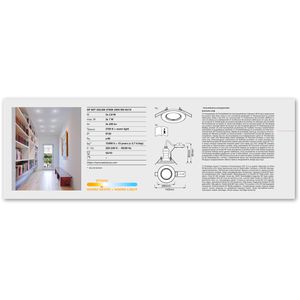 Produktbild für LED-Einbaustrahler OSRAM Recess, warmweiß