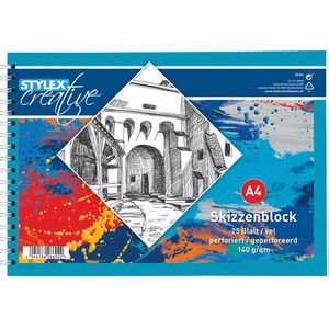 Produktbild für Skizzenblock Stylex 28692, A4 quer