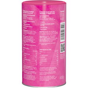 Produktbild für Zucker Xucker Puder Erythrit, weißer Zucker