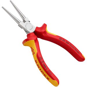 Produktbild für Rundzange Knipex 30 36 160, Langbeckzange, VDE-geprüft