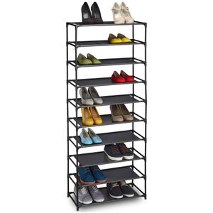 Produktbild für Schuhregal Relaxdays 1003157246, aus Metall