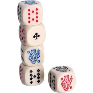 Produktbild für Würfelspiel Piatnik 297090, Pokerwürfel