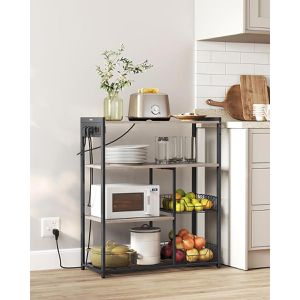 Produktbild für Küchenregal Vasagle KKS196K02, graubraun