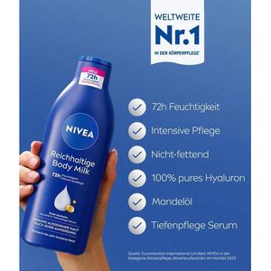 Produktbild für Bodylotion Nivea Reichhaltige Body Milk