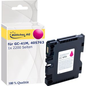 Produktbild für Tinte Böttcher-AG für Ricoh GC-41M, 405763