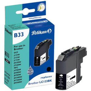 Brother LC-123BKBP Tintenpatrone – Standardkapazität, Schwarz, 600 Seiten, Für Ausgewählte Drucker