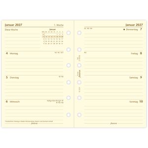 Produktbild für Kalendereinlagen Filofax 27-68258, Cotton Cream, Jahr 2027