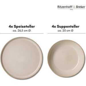 Produktbild für Tafelservice Ritzenhoff&amp;Breker Olivia, Steingut