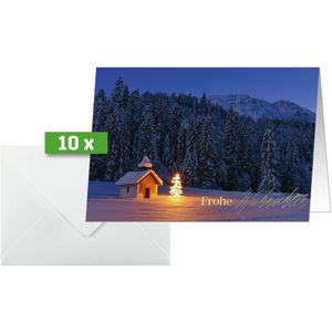Produktbild für Weihnachtskarte Sigel DS096, Christmas Chapel