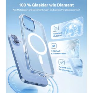 Produktbild für Handyhülle Torras Guardian Magnetic Series MagSafe transparent