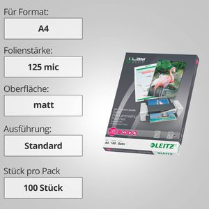 Produktbild für Laminierfolien Leitz 16926 iLAM, DIN A4