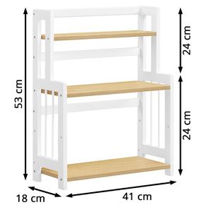 Produktbild für Küchenregal Songmics OFS047Y01, eiche