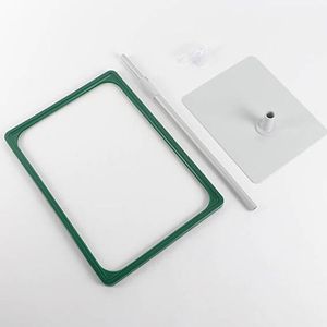 Produktbild für Infoständer Böttcher-AG aus Aluminium, grün, A4