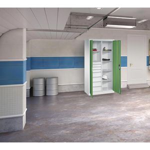 Produktbild für Werkzeugschrank CP-Möbel 8921-305, aus Metall, grau / grün
