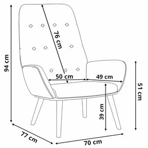 Produktbild für Loungesessel vidaXL 4102638, schwarz