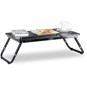 Produktbild für Laptoptisch Relaxdays 10013215, aus Holz, höhenverstellbar