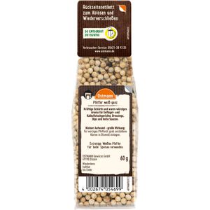 Produktbild für Pfeffer Ostmann ganze Körner, weiß