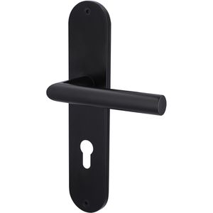 Drückergarnitur Alpertec Conte PZ, schwarz