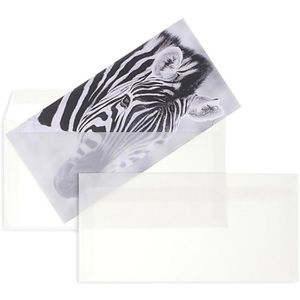 Produktbild für Briefumschläge Blanke weiß/transparent, C6/5