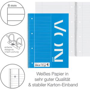 Produktbild für Collegeblock VON-Leitz 45750001, A4