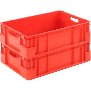 Produktbild für Eurobox Alpha-Paletten Silverline, rot, 30 Liter