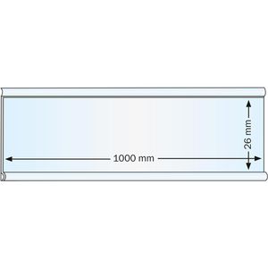 Produktbild für Scannerschiene Böttcher-AG DBR 26, 1000 x 26 mm
