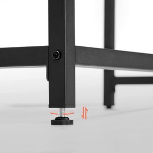 Produktbild für Schreibtisch Vasagle LWD039B01V1, braun / schwarz
