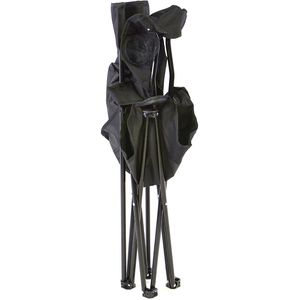 Produktbild für Campingstuhl Nexos ZGC34381, schwarz, bis 120 kg