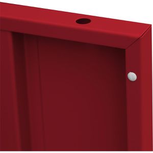 Produktbild für Schließfachschrank Lüllmann 523524, rot
