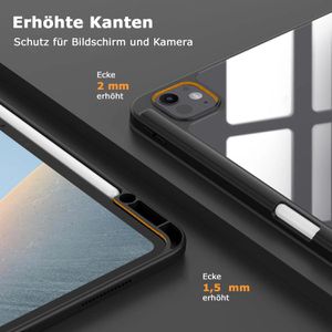 Produktbild für Tablet-Hülle Fintie Hybrid Slim Case, schwarz